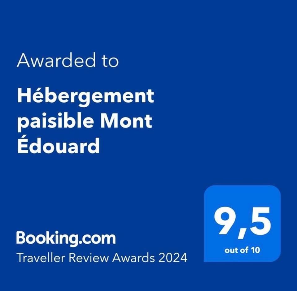 Appartement Mont Edouard, Hebergement Paisible A La Montagne LʼAnse-Saint-Jean Extérieur photo